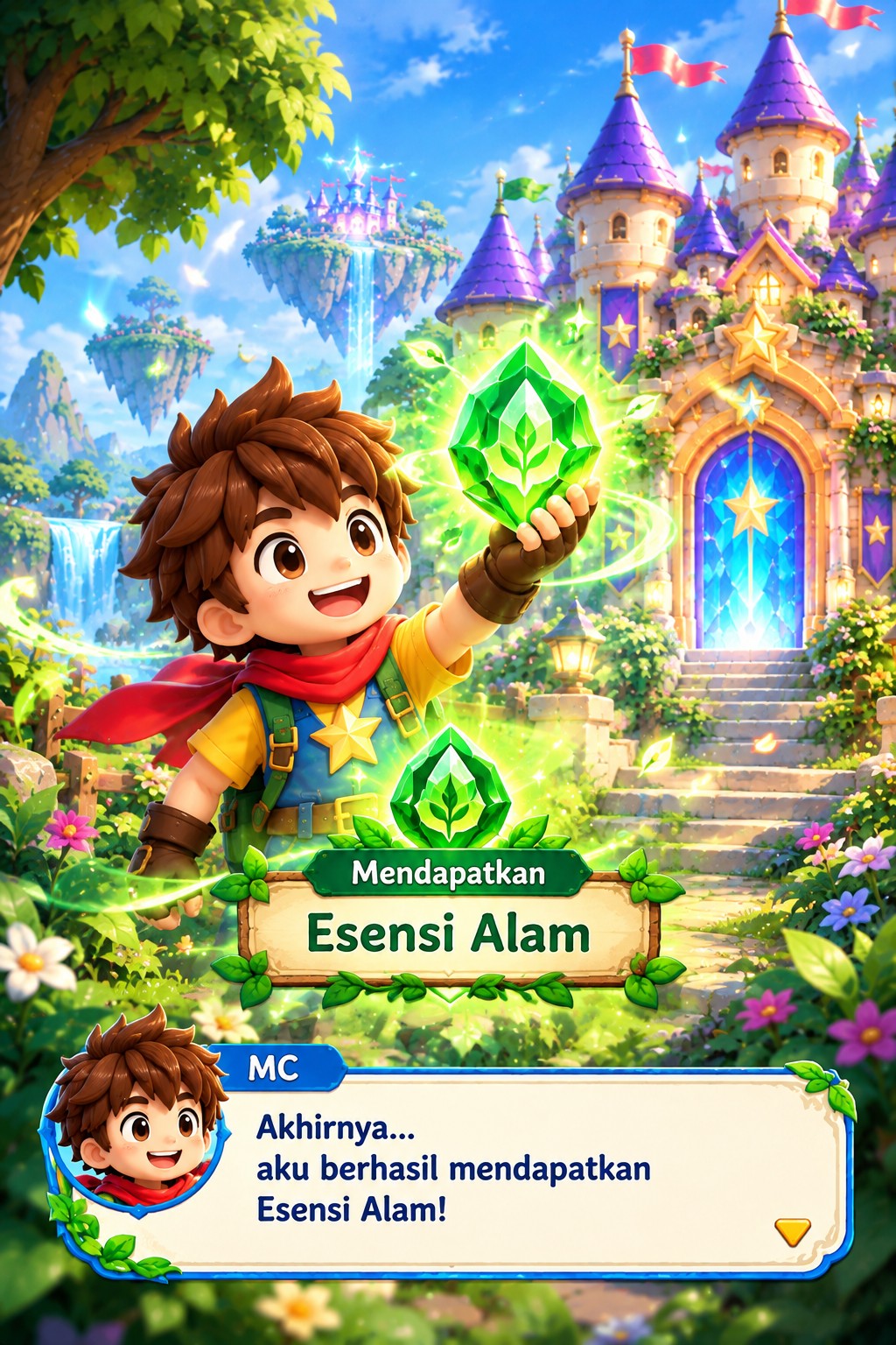 Sang petualang mendapatkan Esensi Alam